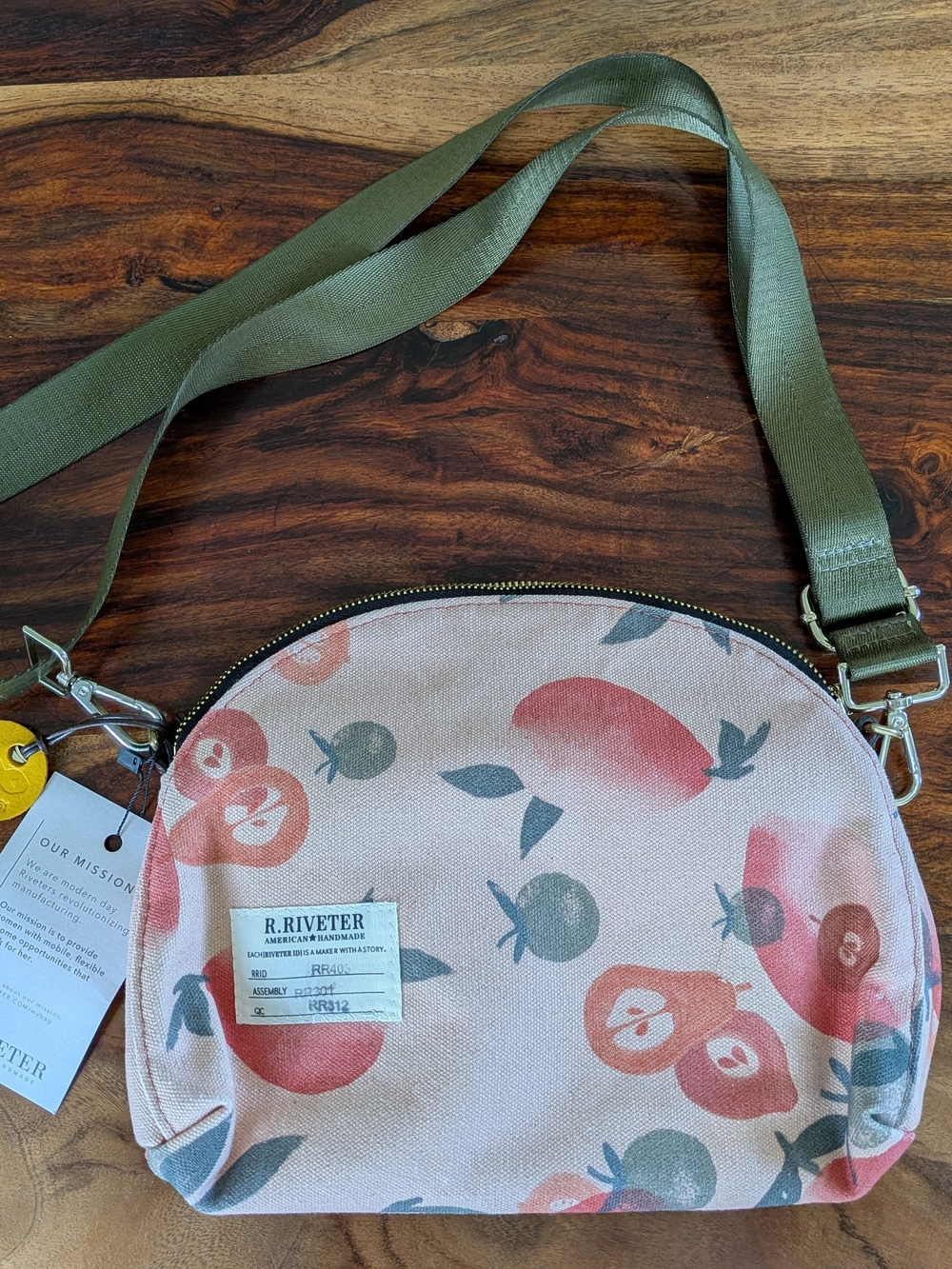 NWT R. Riveter Crossbody Bag